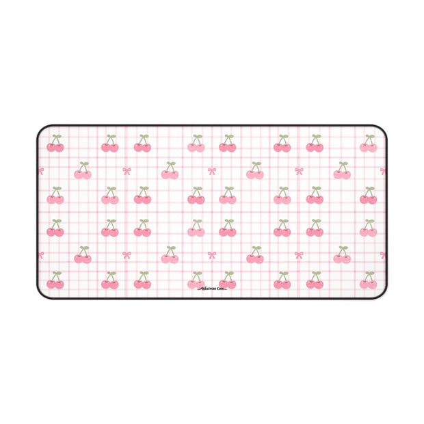 Cherry Ice Cream Smile - Launch Pad - Desk Mat - Westport Cove