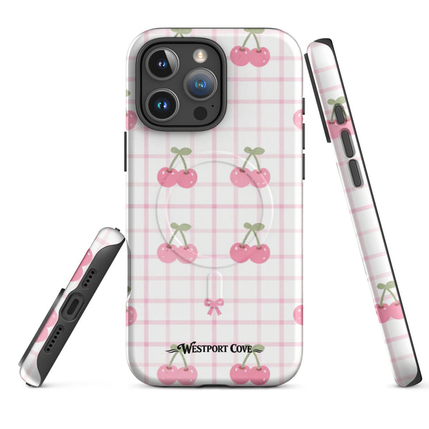 Cherry Ice Cream Smile - MagSafe® tough case for iPhone® - Westport Cove