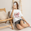 Christmas Bow T-Shirt — 'Oh Christmas Tree' Festive Holiday Tee - Westport Cove