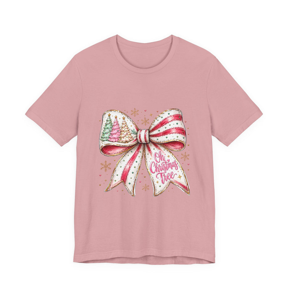 Christmas Bow Tee — 