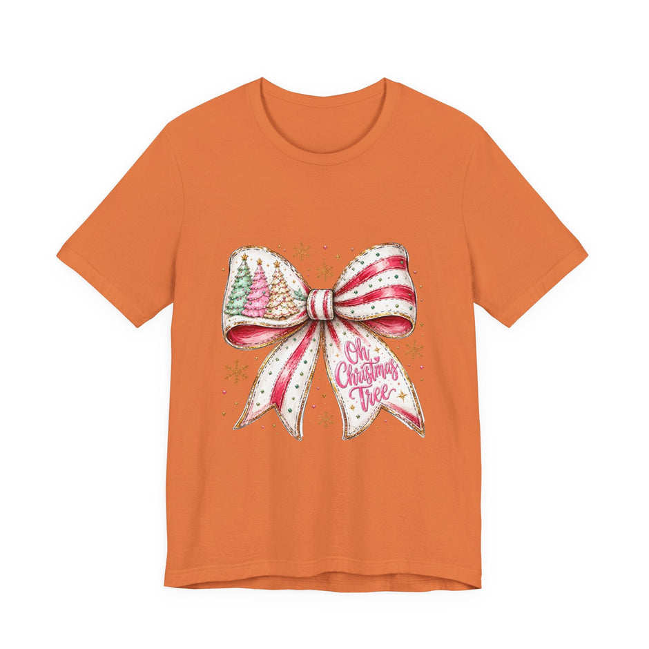 Christmas Bow Tee — 