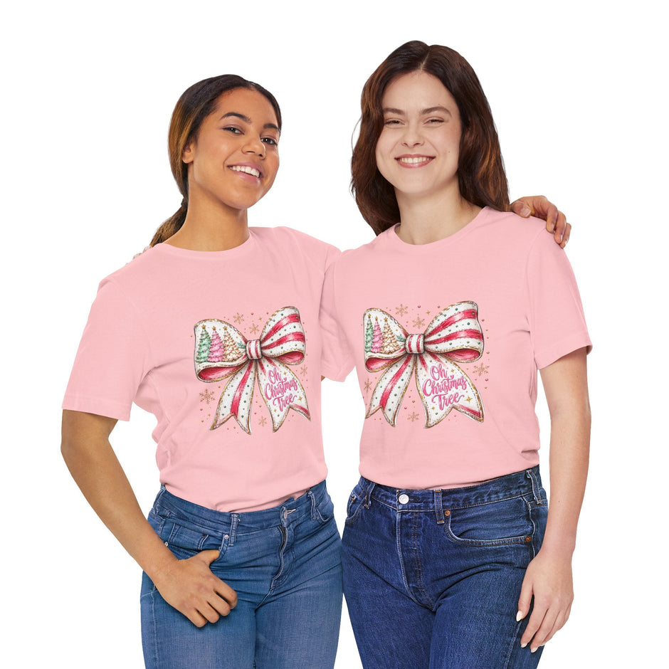 Christmas Bow Tee — 
