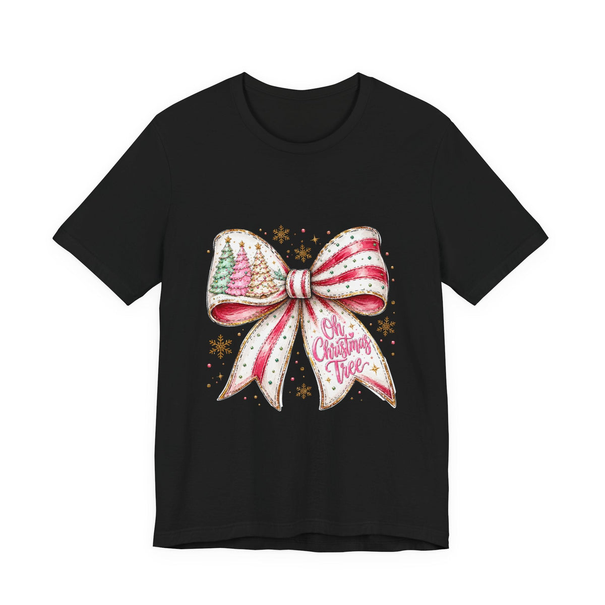 Christmas Bow Tee — 