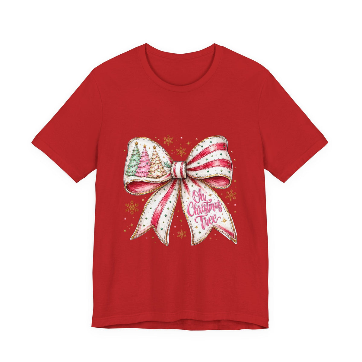 Christmas Bow Tee — 