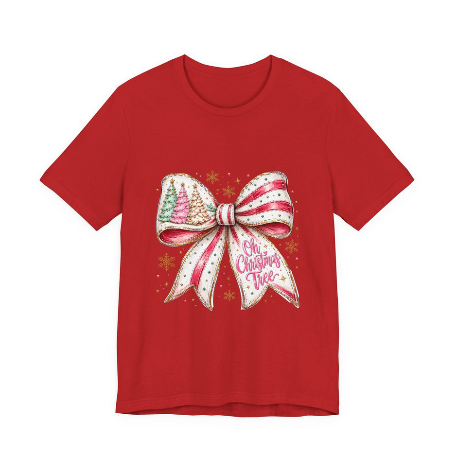Christmas Bow Tee — 