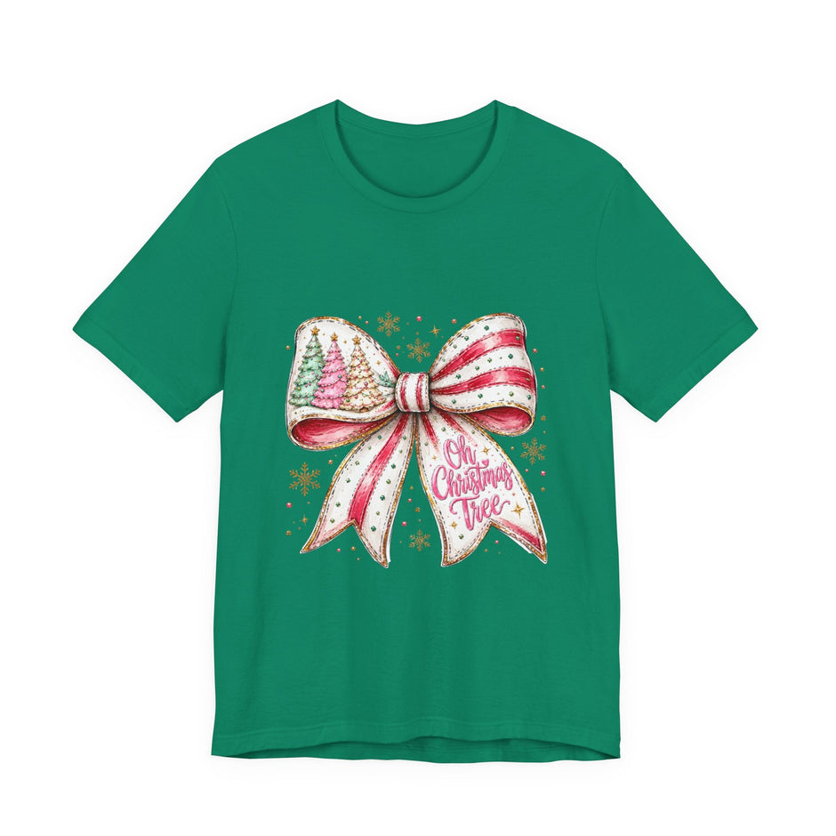Christmas Bow Tee — 