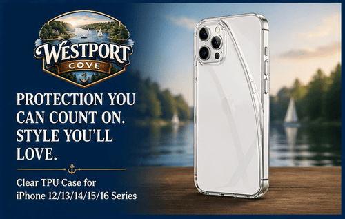 Clear TPU Shockproof Case – iPhone & Samsung - Westport Cove