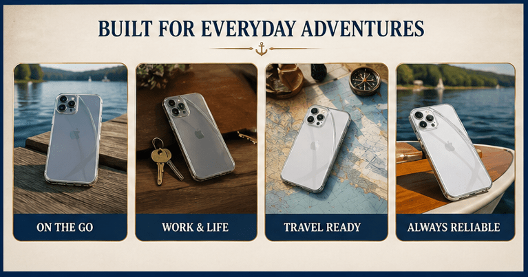 Clear TPU Shockproof Case – iPhone & Samsung - Westport Cove