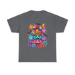 Cute Rainbow Pumpkin Stack Halloween Tee — Colorful Jack-o’-Lanterns & Ghosts T-Shirt - Westport Cove
