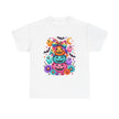 Cute Rainbow Pumpkin Stack Halloween Tee — Colorful Jack-o’-Lanterns & Ghosts T-Shirt - Westport Cove