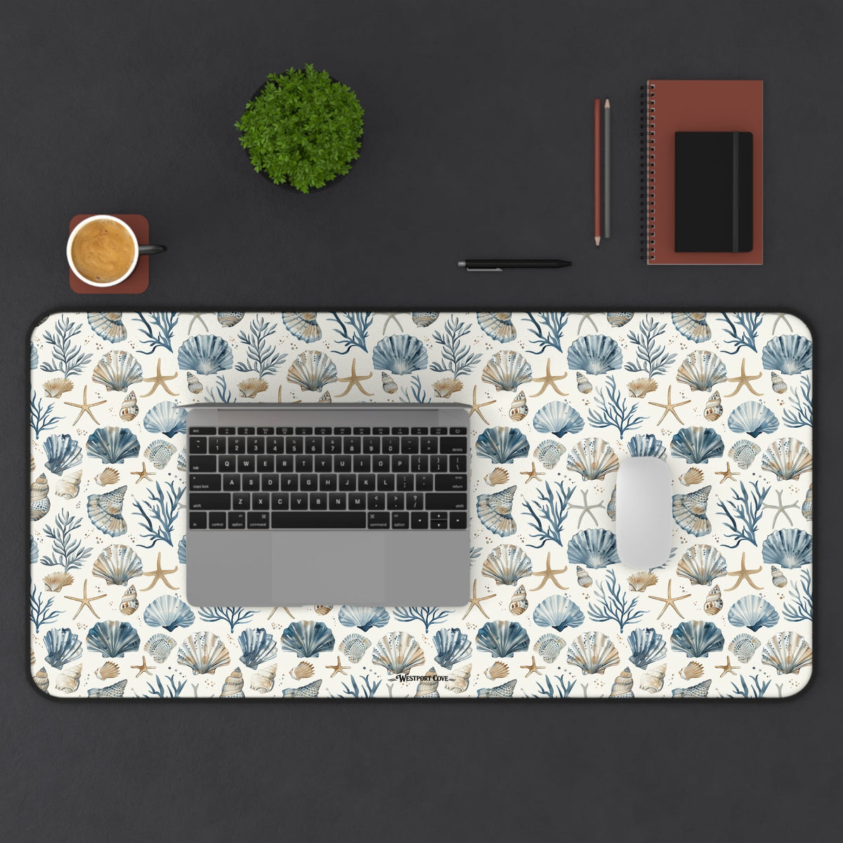 Don't Be Shellfish - Launch Pad - Desk Mat - Westport Cove
