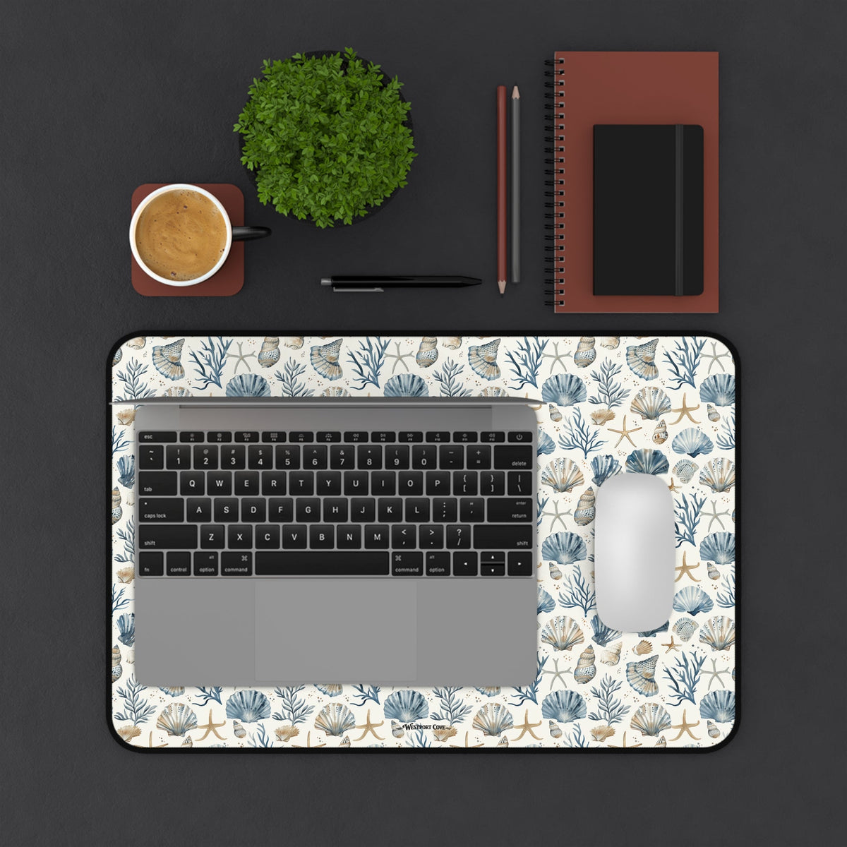 Don't Be Shellfish - Launch Pad - Desk Mat - Westport Cove