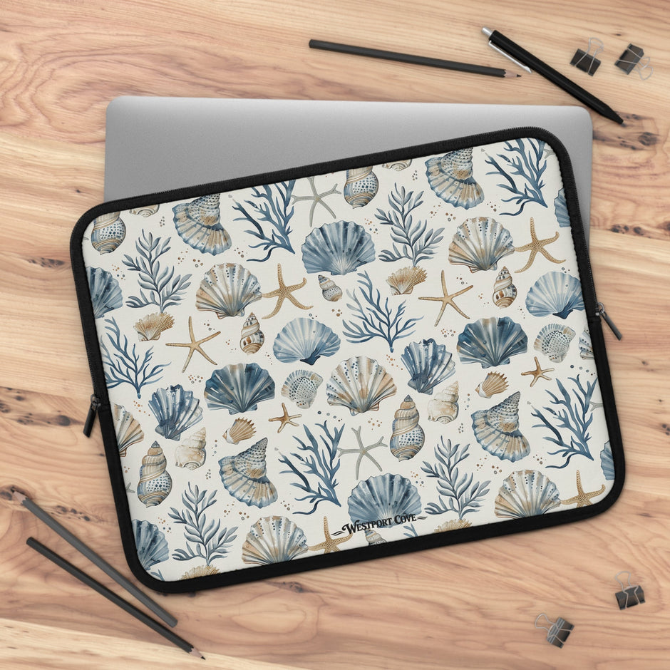 Don't Be Shellfish - Safe Harbor Laptop Sleeve - Westport Cove