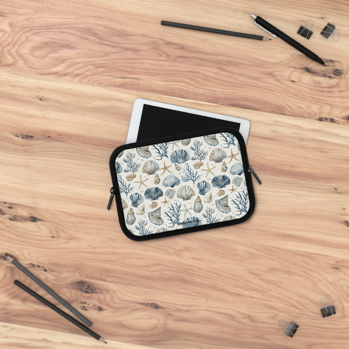 Don't Be Shellfish - Safe Harbor Laptop Sleeve - Westport Cove