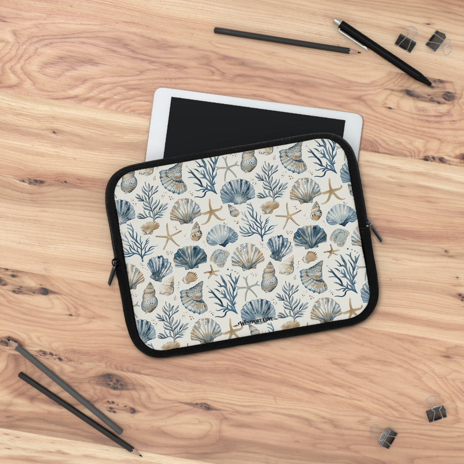 Don't Be Shellfish - Safe Harbor Laptop Sleeve - Westport Cove