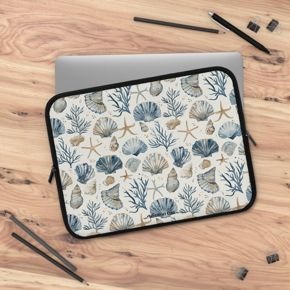 Don't Be Shellfish - Safe Harbor Laptop Sleeve - Westport Cove