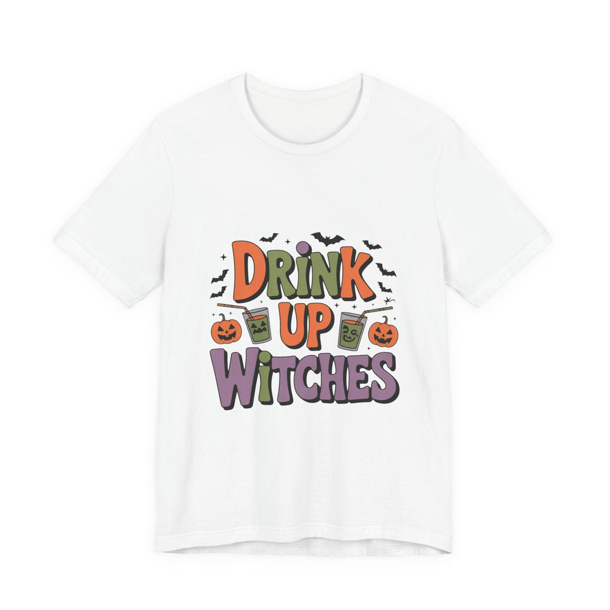 Drink Up Witches Halloween Tee — Funny Witchy Pumpkin Party T-Shirt - Westport Cove