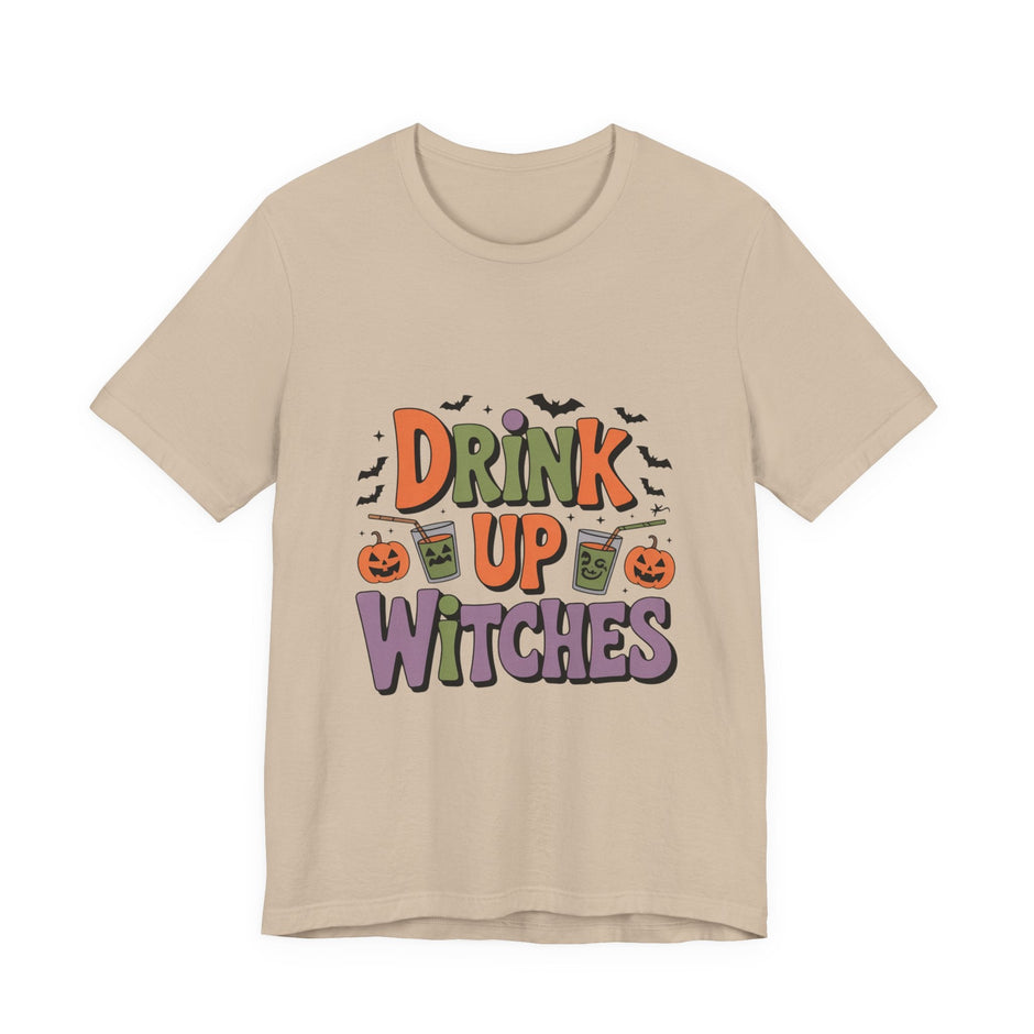 Drink Up Witches Halloween Tee — Funny Witchy Pumpkin Party T-Shirt - Westport Cove