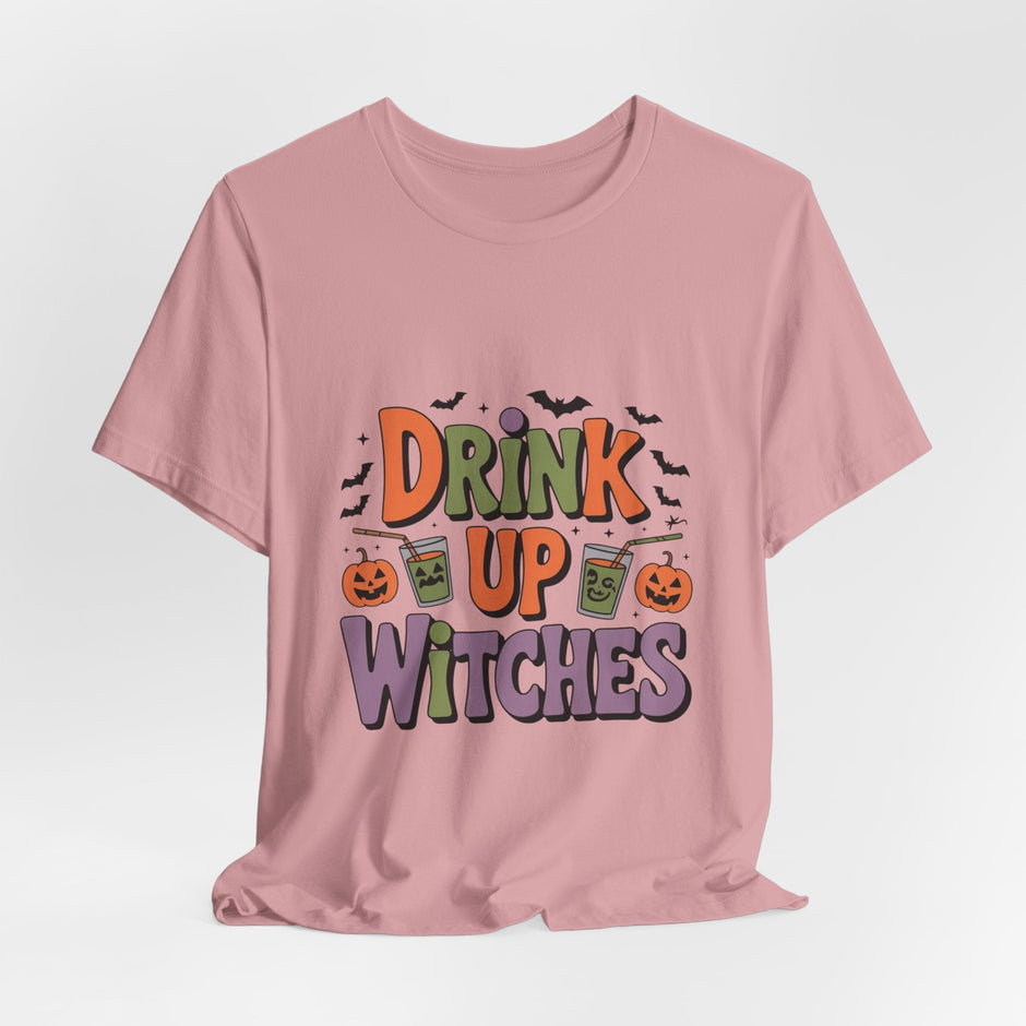 Drink Up Witches Halloween Tee — Funny Witchy Pumpkin Party T-Shirt - Westport Cove