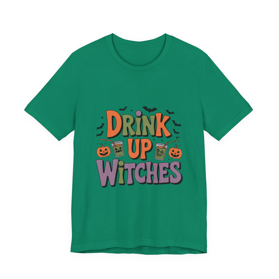 Drink Up Witches Halloween Tee — Funny Witchy Pumpkin Party T-Shirt - Westport Cove