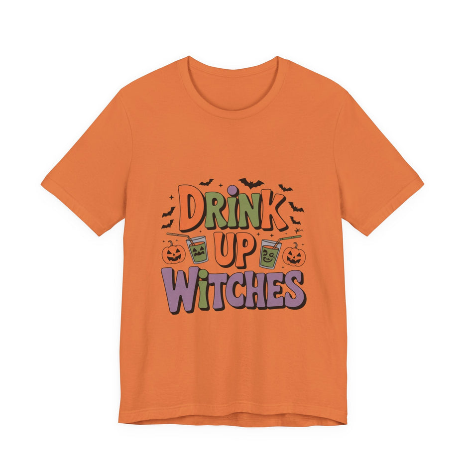 Drink Up Witches Halloween Tee — Funny Witchy Pumpkin Party T-Shirt - Westport Cove