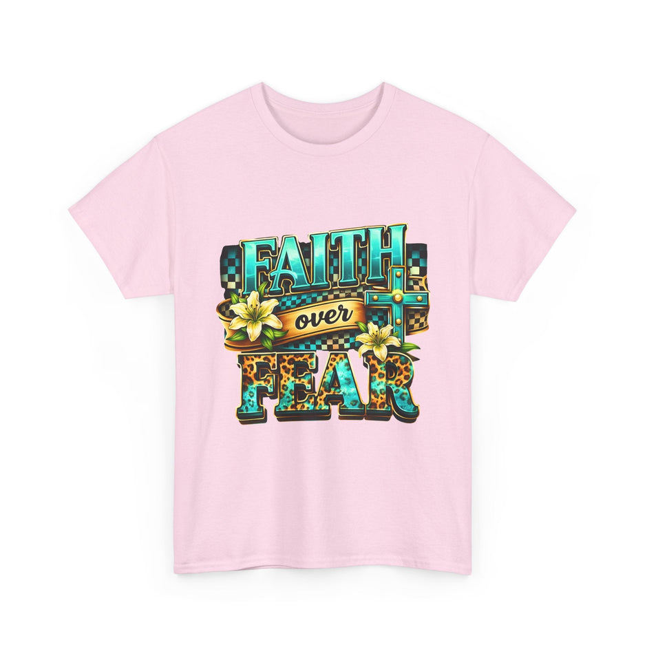 Faith Over Fear T-Shirt — Inspirational Christian Graphic Tee - Westport Cove