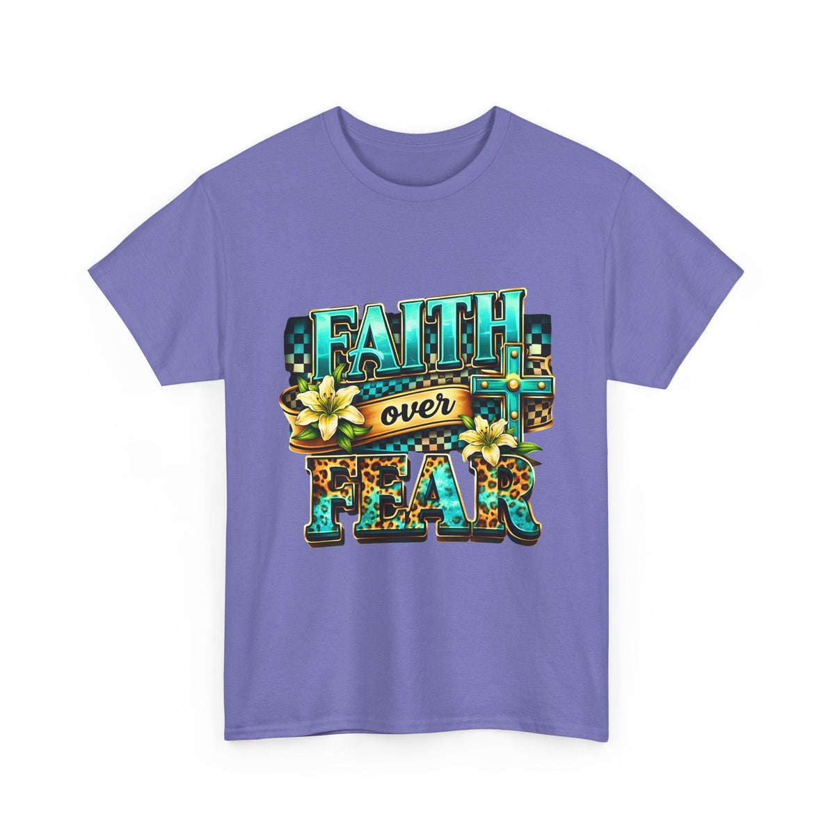 Faith Over Fear T-Shirt — Inspirational Christian Graphic Tee - Westport Cove