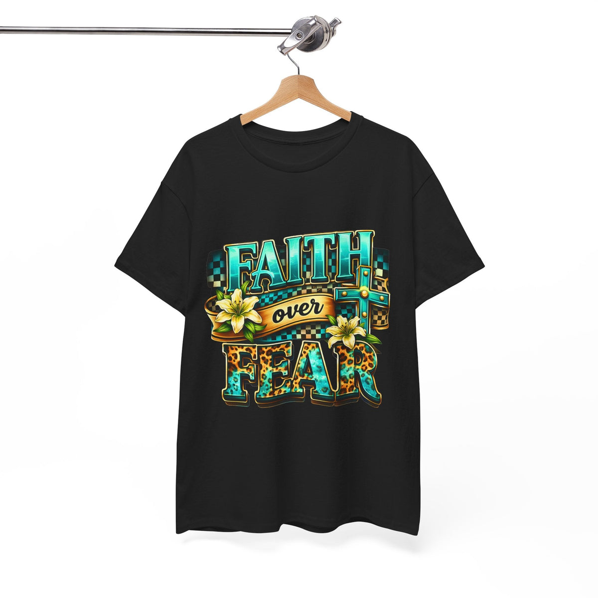 Faith Over Fear T-Shirt — Inspirational Christian Graphic Tee - Westport Cove