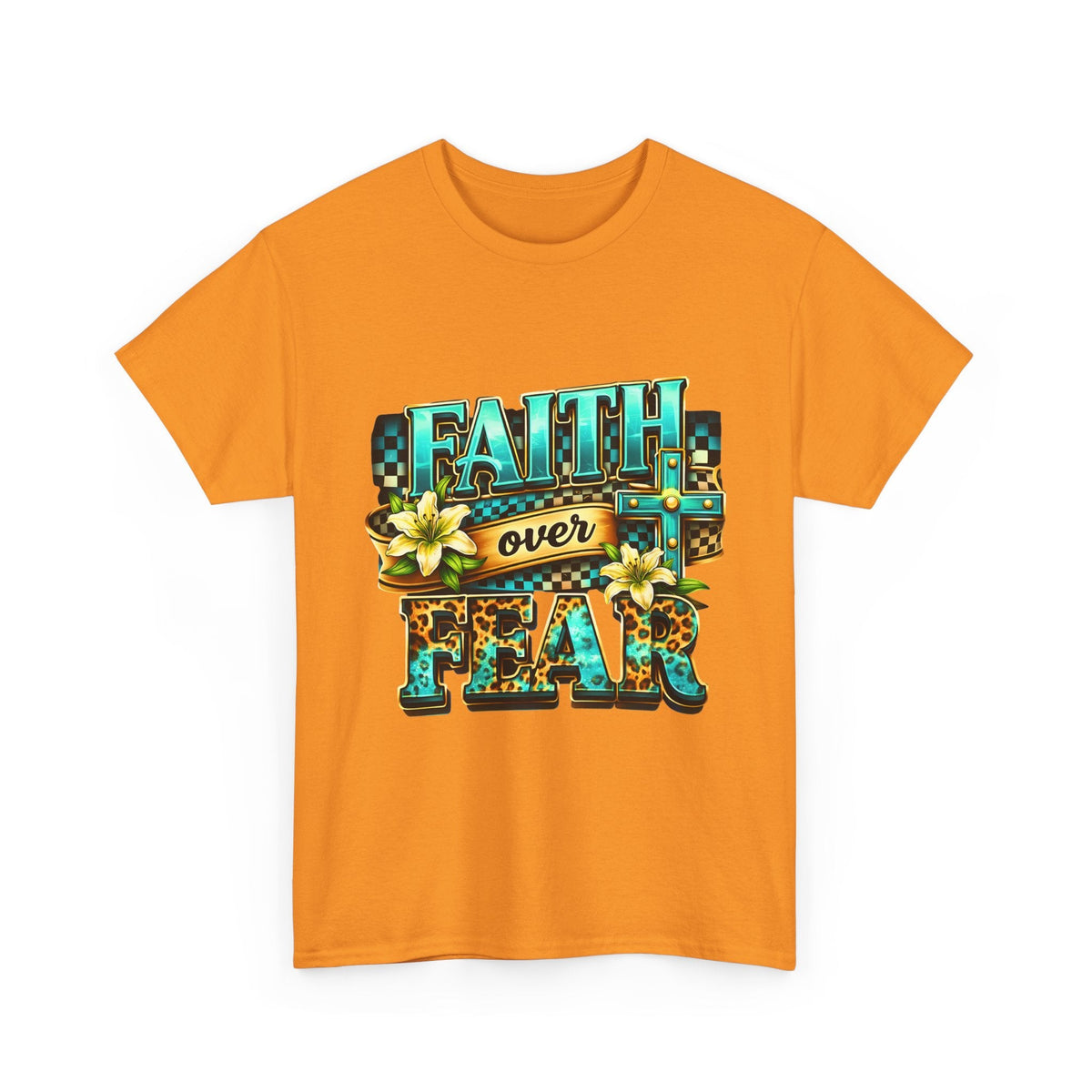 Faith Over Fear T-Shirt — Inspirational Christian Graphic Tee - Westport Cove