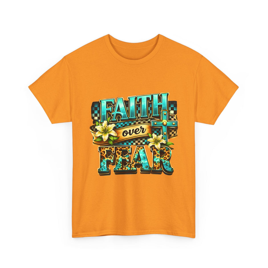 Faith Over Fear T-Shirt — Inspirational Christian Graphic Tee - Westport Cove