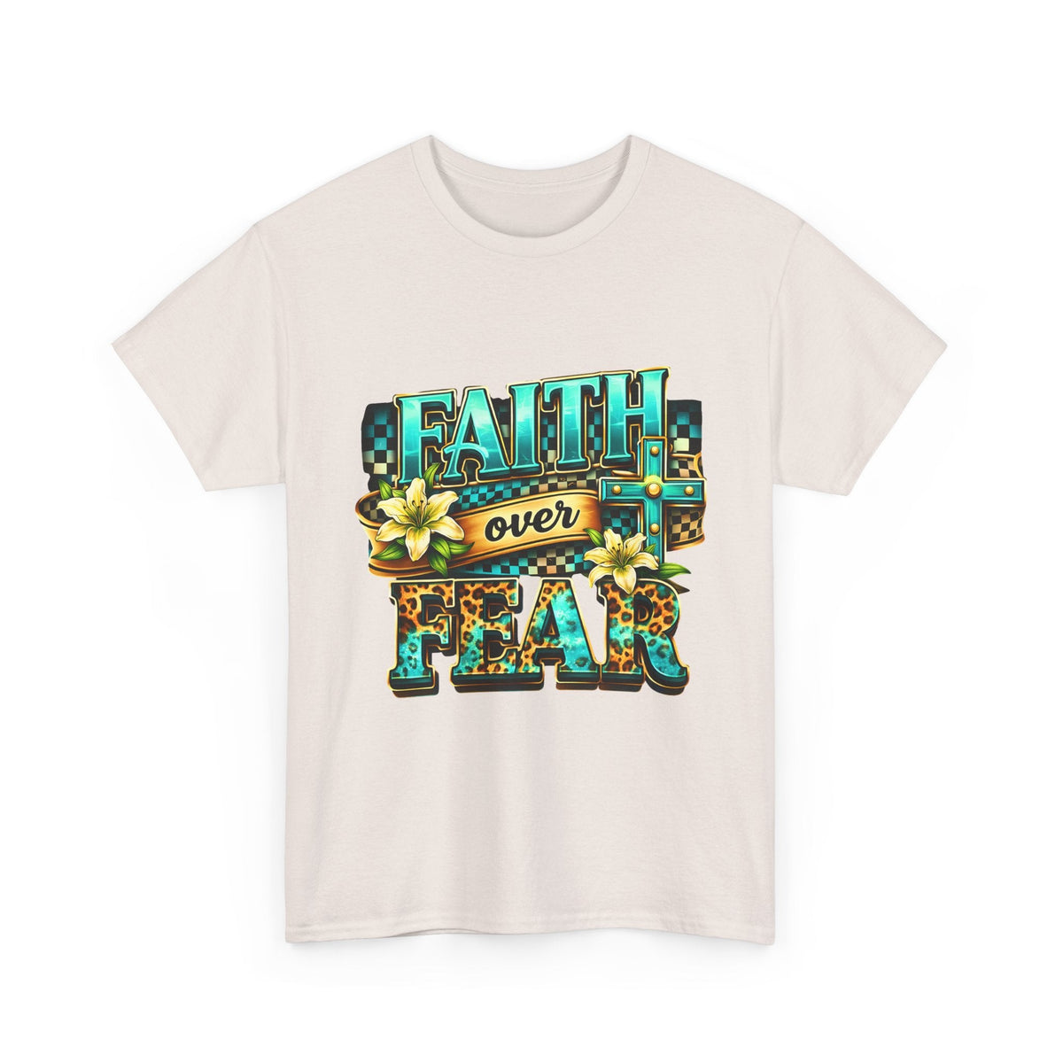 Faith Over Fear T-Shirt — Inspirational Christian Graphic Tee - Westport Cove