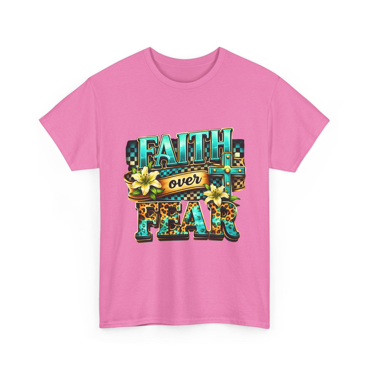 Faith Over Fear T-Shirt — Inspirational Christian Graphic Tee - Westport Cove