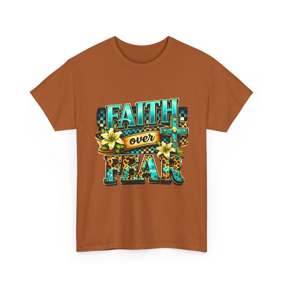 Faith Over Fear T-Shirt — Inspirational Christian Graphic Tee - Westport Cove