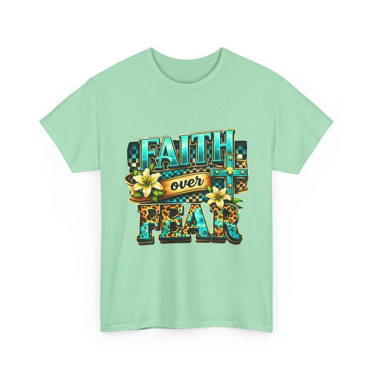 Faith Over Fear T-Shirt — Inspirational Christian Graphic Tee - Westport Cove