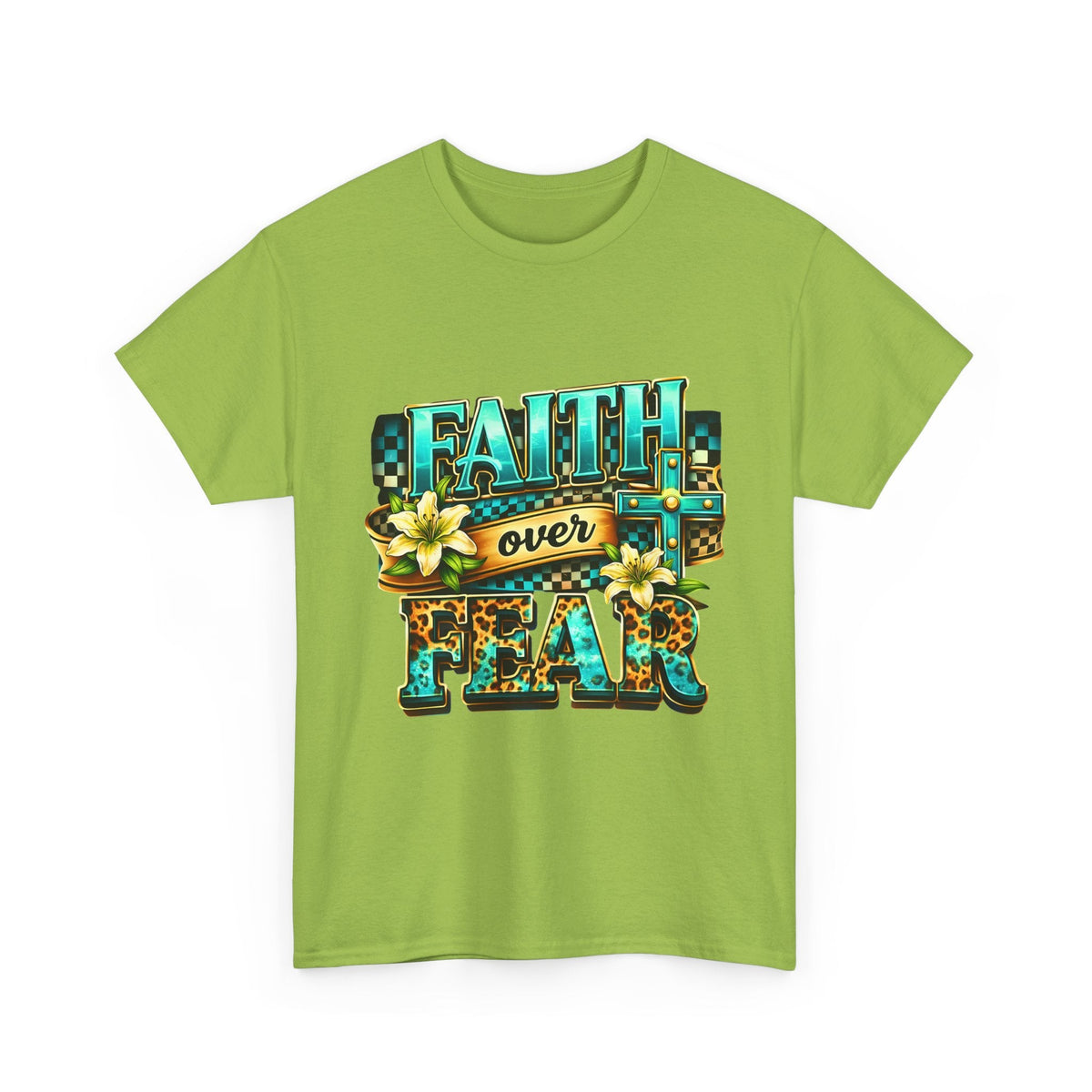 Faith Over Fear T-Shirt — Inspirational Christian Graphic Tee - Westport Cove