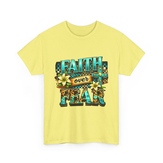 Faith Over Fear T-Shirt — Inspirational Christian Graphic Tee - Westport Cove