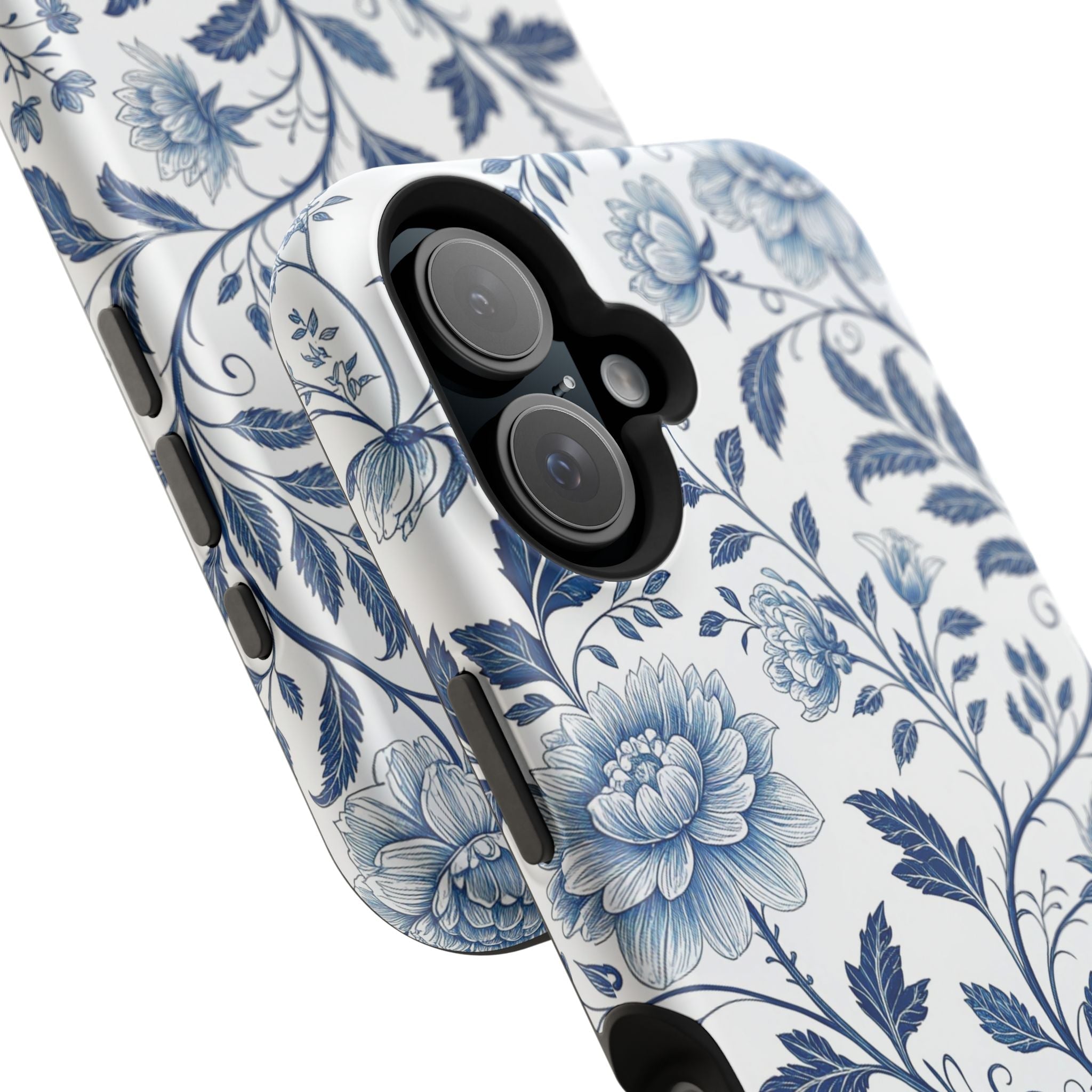 Floral Blue Porcelain - Extreme MagSafe Phone Case - Westport Cove