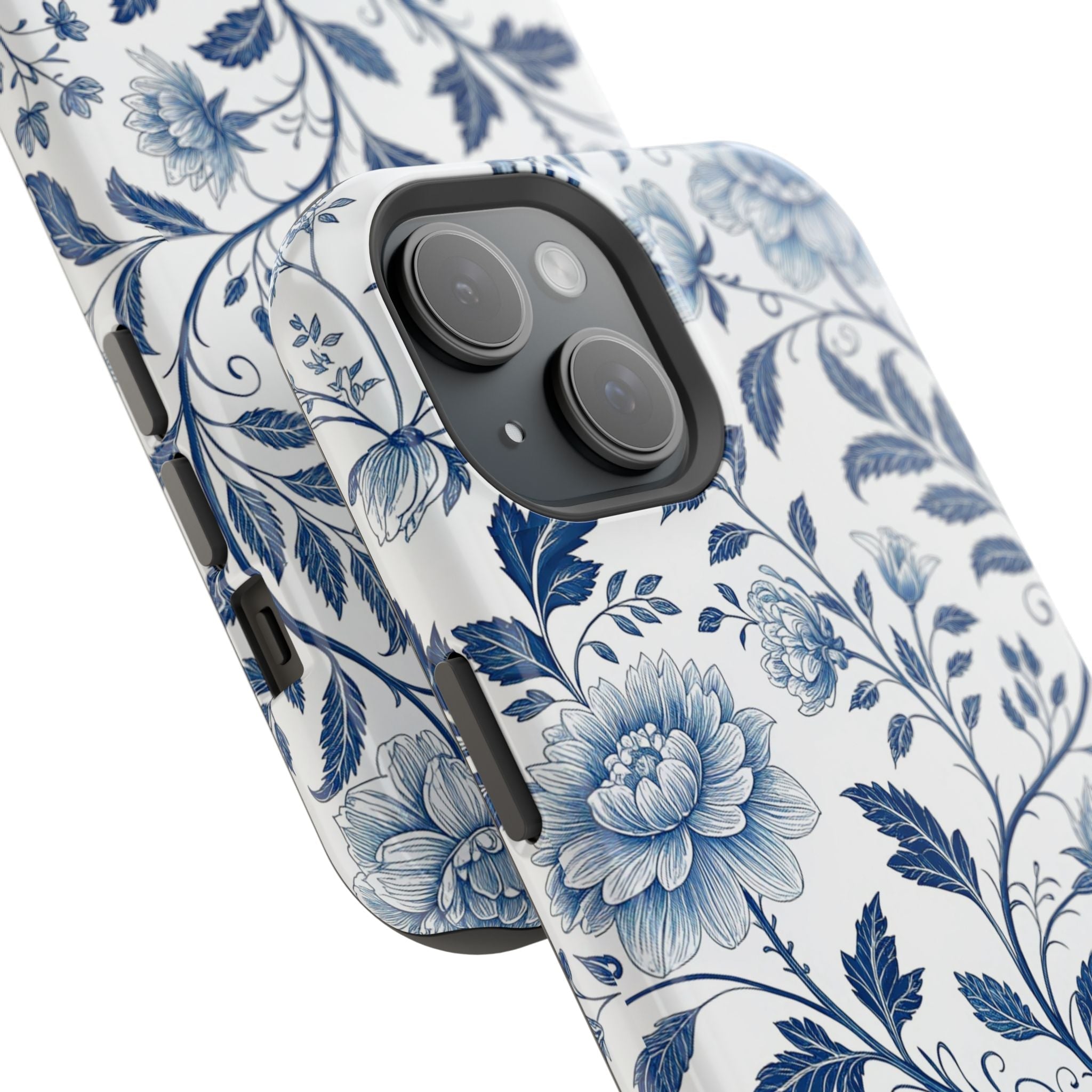 Floral Blue Porcelain - Extreme MagSafe Phone Case - Westport Cove