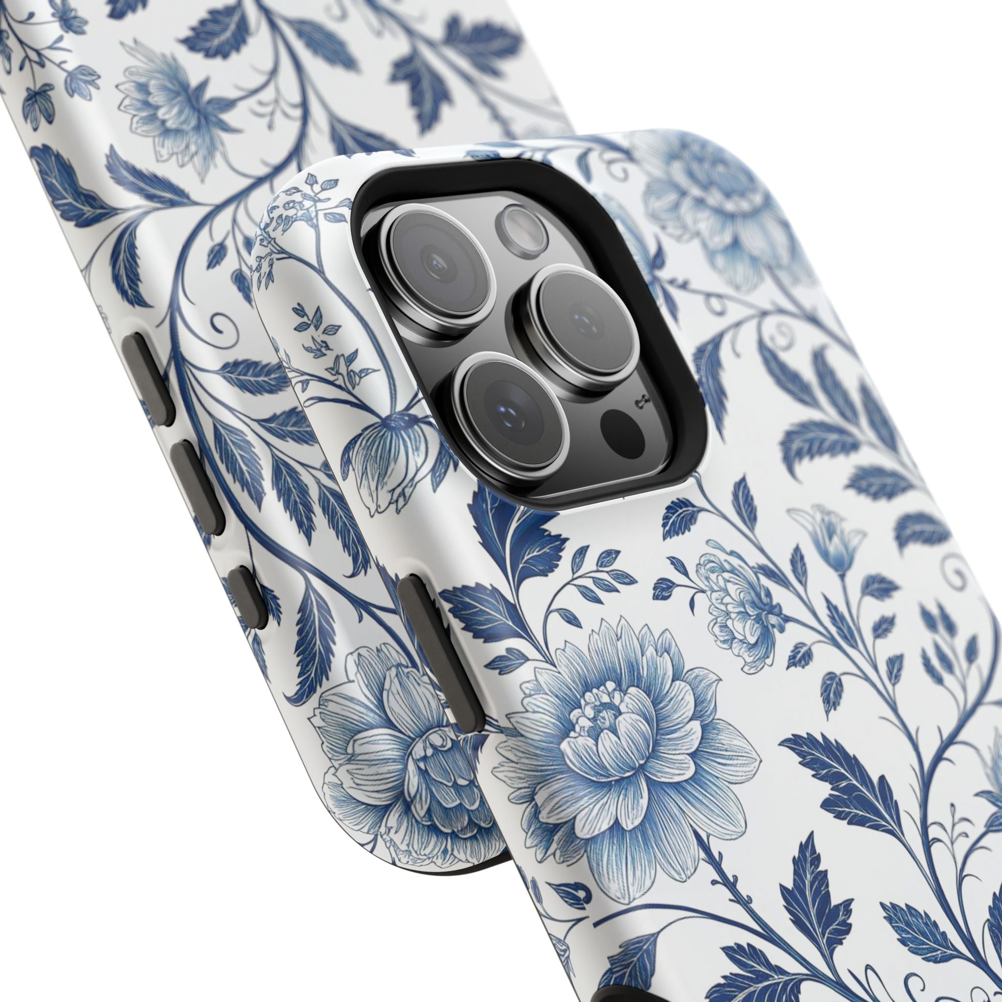 Floral Blue Porcelain - Extreme MagSafe Phone Case - Westport Cove