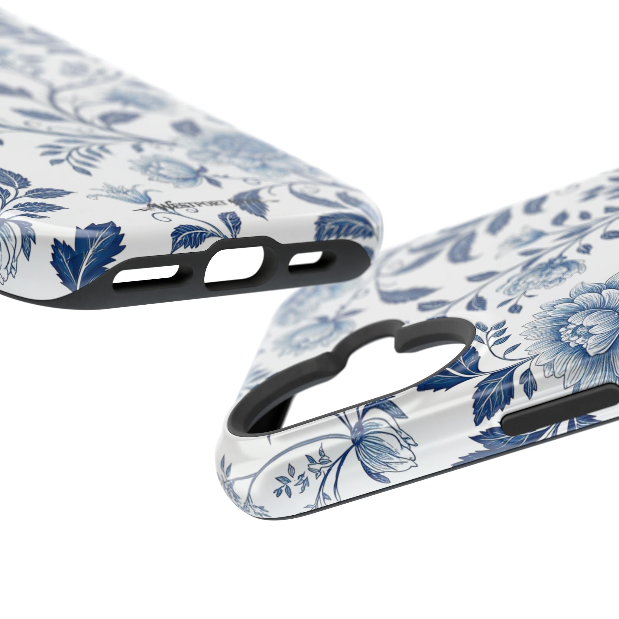 Floral Blue Porcelain - Extreme MagSafe Phone Case - Westport Cove
