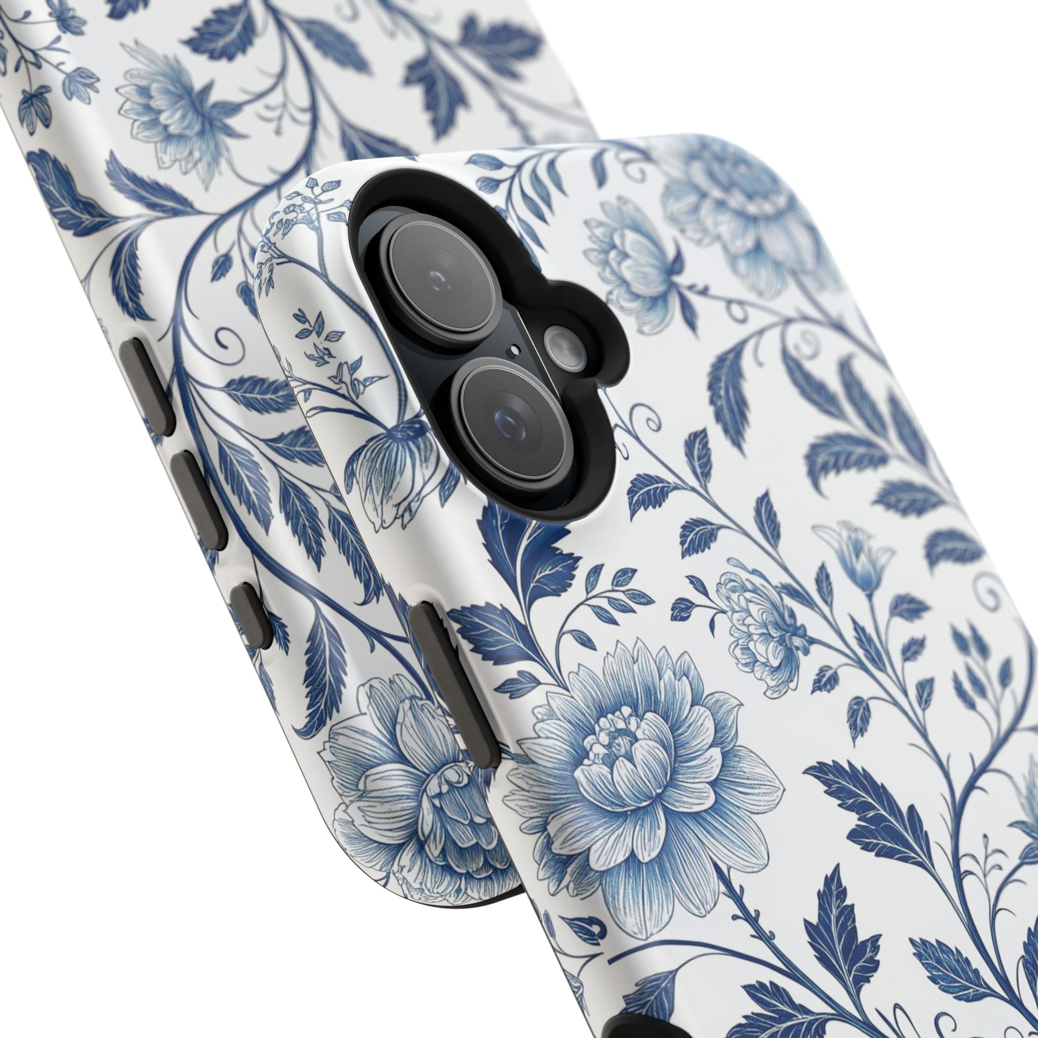 Floral Blue Porcelain - Extreme MagSafe Phone Case - Westport Cove
