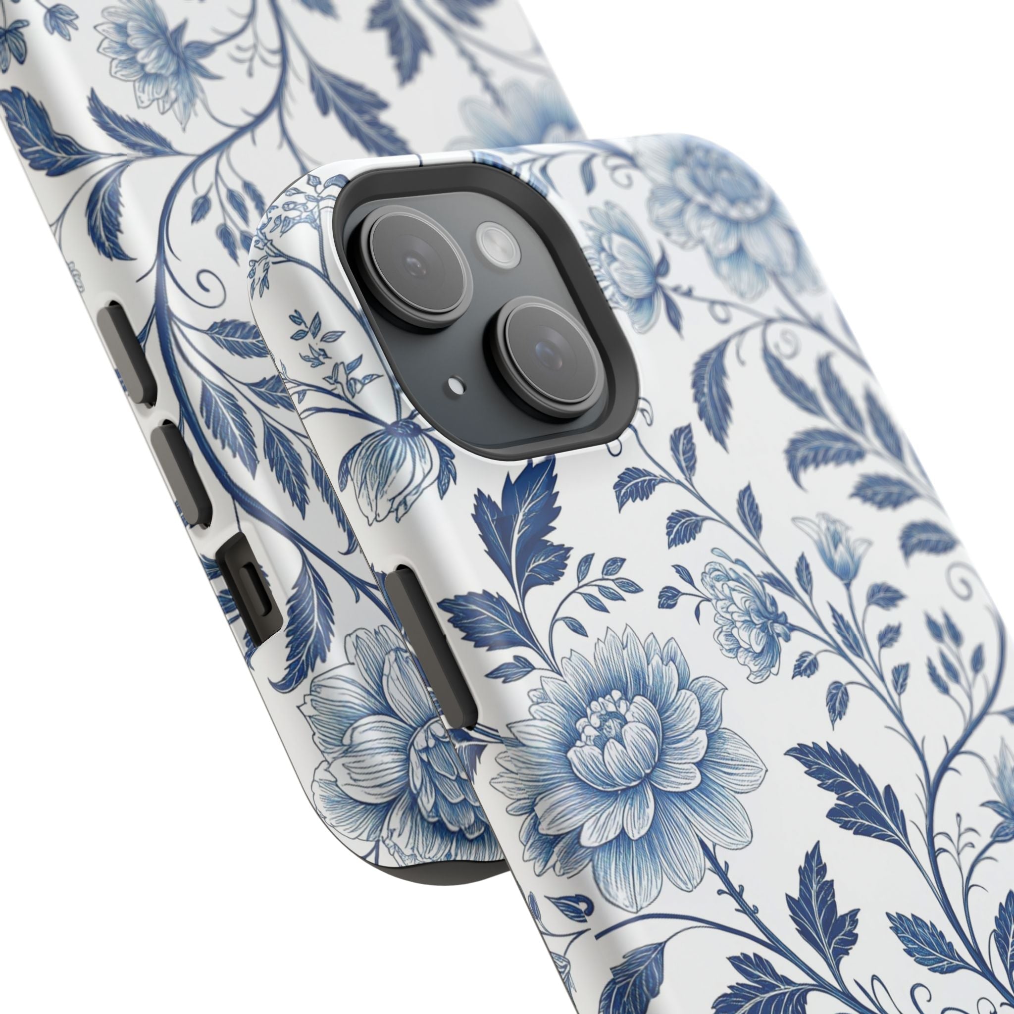 Floral Blue Porcelain - Extreme MagSafe Phone Case - Westport Cove