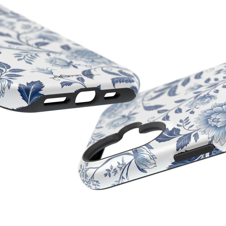 Floral Blue Porcelain - Extreme MagSafe Phone Case - Westport Cove