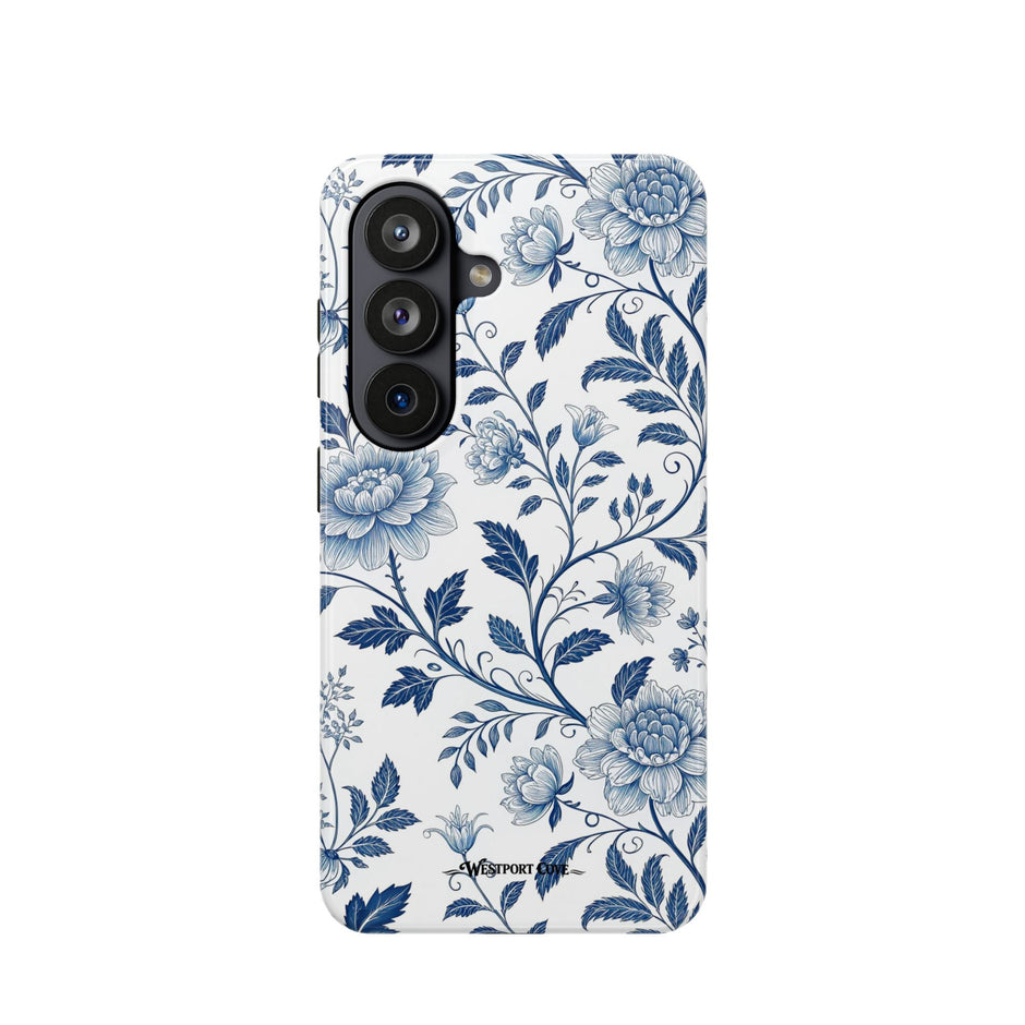 Floral Blue Porcelain - Extreme MagSafe Phone Case - Westport Cove