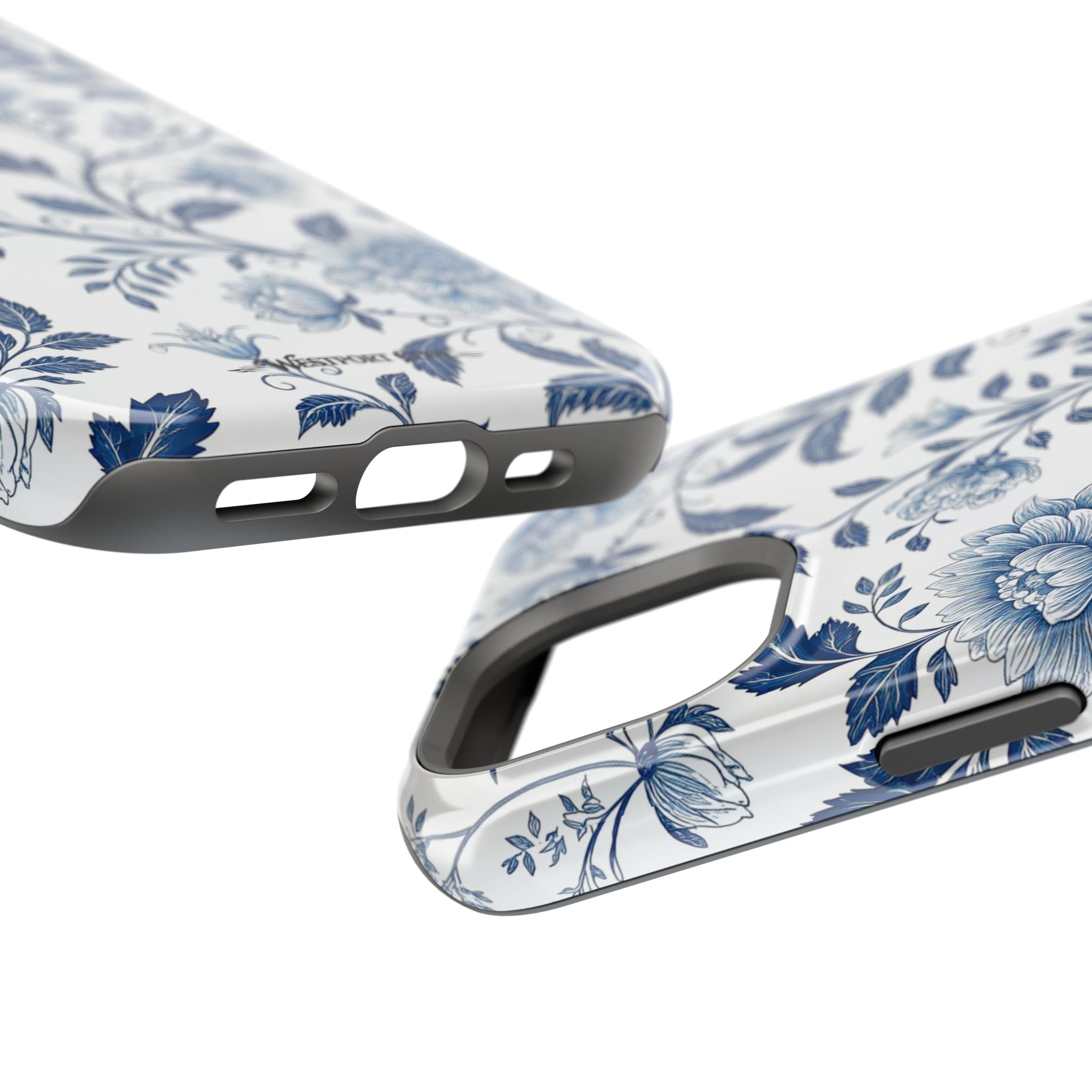 Floral Blue Porcelain - Extreme MagSafe Phone Case - Westport Cove