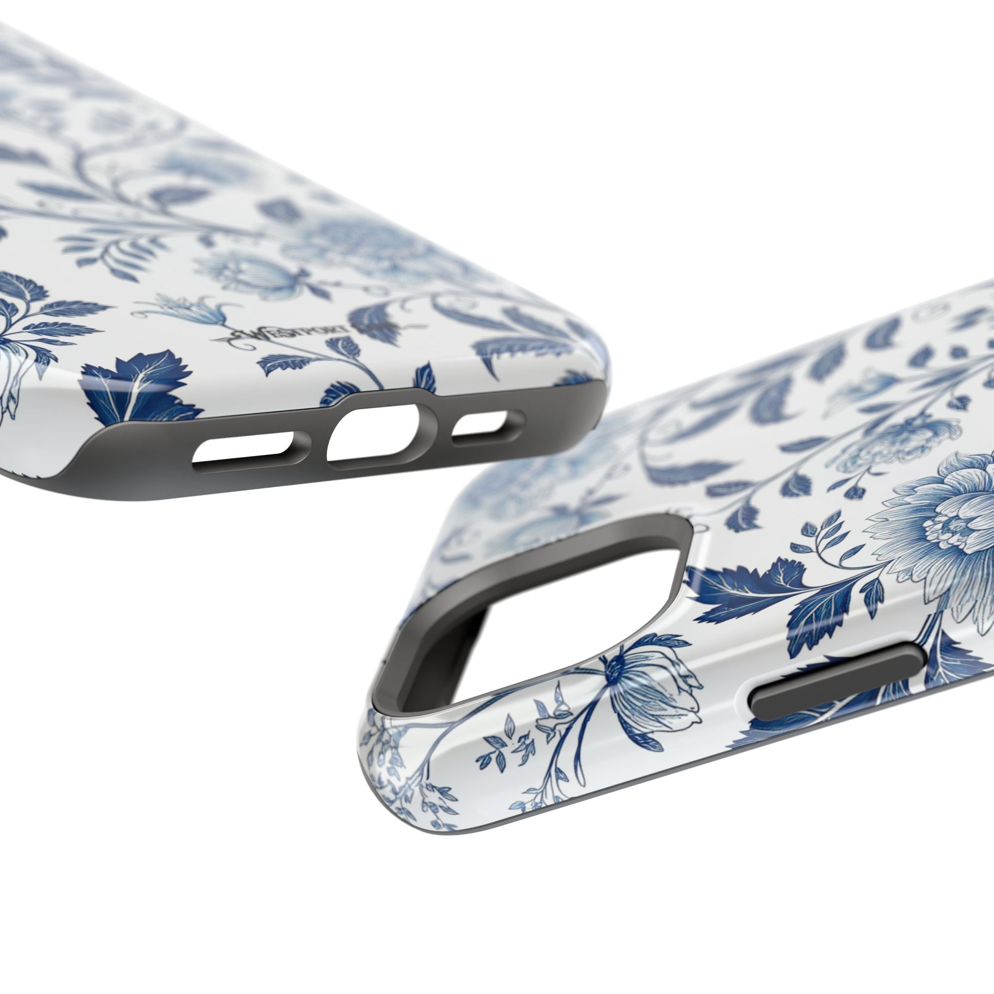 Floral Blue Porcelain - Extreme MagSafe Phone Case - Westport Cove