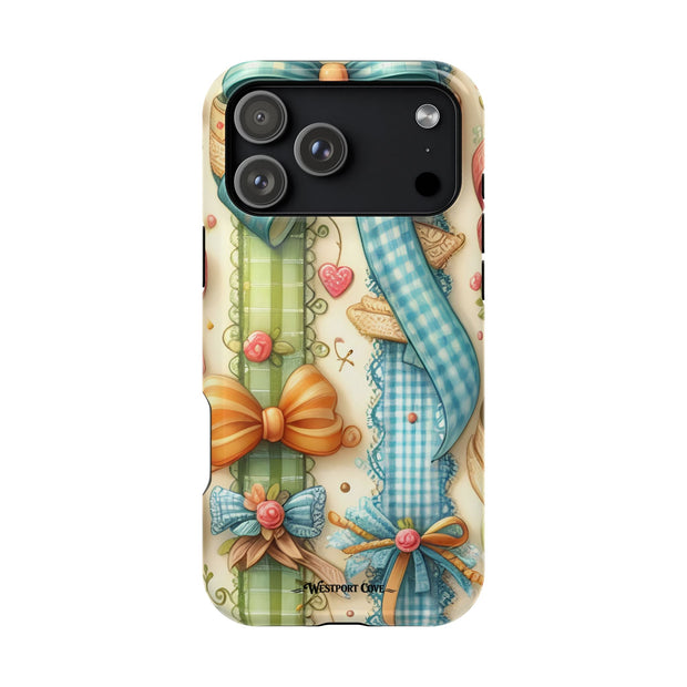 Floral Ribbon - Extreme MagSafe Phone Case - Westport Cove