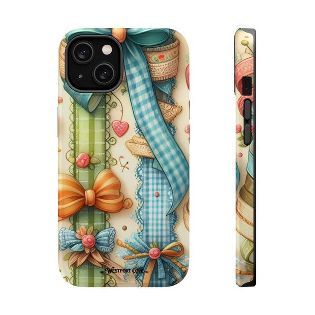 Floral Ribbon - Extreme MagSafe Phone Case - Westport Cove