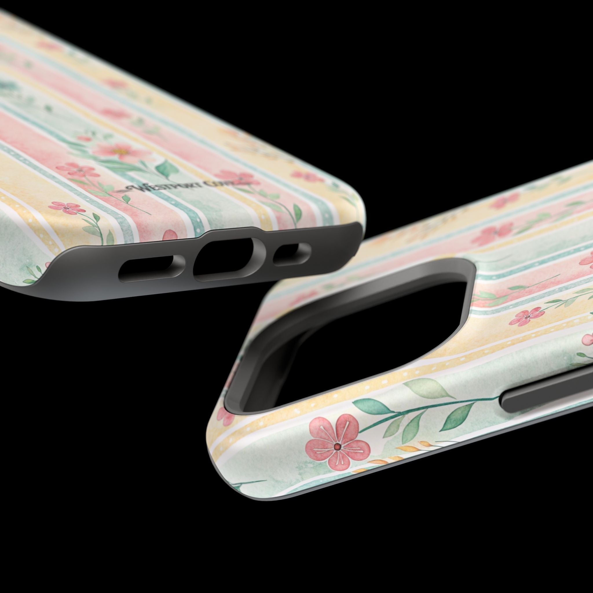 Floral Stripe - Extreme MagSafe Phone Case - Westport Cove