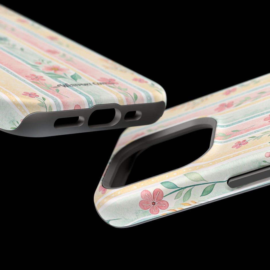 Floral Stripe - Extreme MagSafe Phone Case - Westport Cove